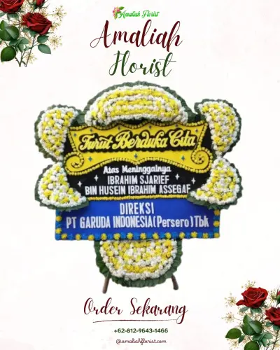 Papan Bunga Duka di Cikura
