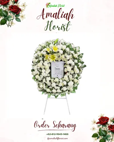 Krans Bunga Duka Cita di Cikura